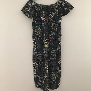 Floral midi summer dress